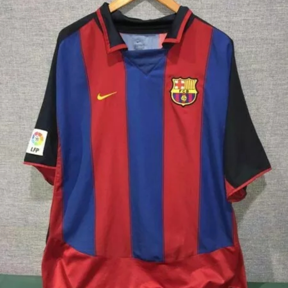 2003-2004 Nike FC Barcelona Home Jersey Ronaldinho